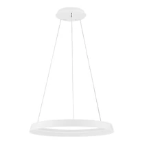 Pendul NovaLuce ORMI metal, acril, alb, LED Triac, 52W, 2700-3000K, 3717 Lm - NL-9030521