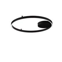 Aplica de tavan NovaLuce HEDRA metal, acril, negru, LED Triac, 60W, 3000K, 4999 Lm - NL-9030527