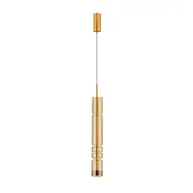 Pendul NovaLuce BENTO metal, sticla, auriu, cognac, LED, 12W, 3000K, 1526 Lm - NL-9030550