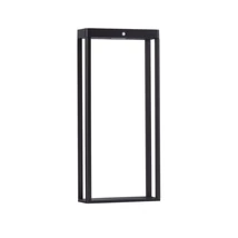 Lampadar exterior solar cu senzor NovaLuce BERNI metal, negru, LED, 3000K, 1.7W, 108lm, IP65 - 9030566