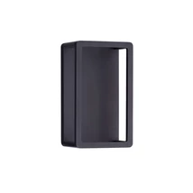 Aplica de perete exterioara NovaLuce VEL metal, negru, LED, 3000K, 9W, 245lm, IP65 - 9030570
