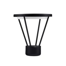 Lampadar exterior NovaLuce VIRTUS metal, plastic, negru, alb, LED, 3000K, 16W, 1190lm, IP65 - 9030572