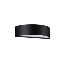 Aplica de perete exterioara NovaLuce NECTAR metal, sticla, negru, alb, LED, 3000K, 9W, 465lm, IP65 - 9030576