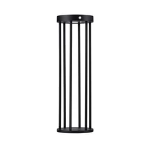 Lampadar solar exterior cu senzor NovaLuce AIGO metal, negru, LED, 3000K, 1.7W, 107lm, IP65 - 9030582