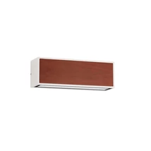 Aplica de perete solara exterioara NovaLuce BROWN metal, sticla, maro, alb, LED, 3000K, 2W, 82lm, IP65 - 9030585