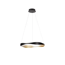 Pendul NovaLuce PLATINUM metal, acril, negru, auriu, alb, LED, 2700K - 5000K, 32W, 1190lm - 9030642