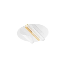 Plafoniera NovaLuce VALENTIN metal, acril, auriu, transparent, LED, 3000K, 20W, 1105lm - 9030646