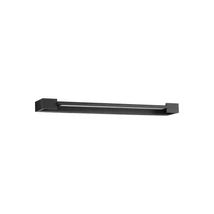  Aplica de perete de baie NovaLuce ARGA metal, acril,  negru, LED, 17W, 3000K, 1400 Lm, IP44 - NL-9030705