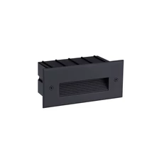 Lampa incastrabila de exterior NovaLuce POLKA metal, negru, LED, 5W, 3000K, 55 Lm, IP65 - NL-9030774