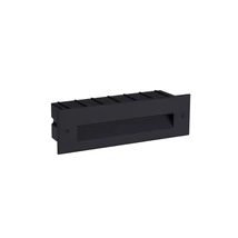 Lampa incastrabila de exterior NovaLuce POLKA metal, negru, LED, 7W, 3000K, 73 Lm, IP65 - NL-9030775
