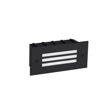Lampa incastrabila de exterior NovaLuce RUDY metal, negru, LED, 4W, 3000K, 33 Lm, IP65 - NL-9030776