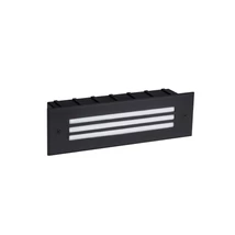 Lampa incastrabila de exterior NovaLuce RUDY metal, negru, LED, 6W, 3000K, 79 Lm, IP65 - NL-9030777