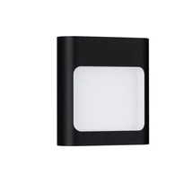 Aplica de perete de exterior NovaLuce TALL metal, sticla, negru, opac, LED, 9W, 3000K, 562 Lm, IP54 - NL-9030802