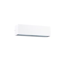 Aplica de perete de exterior NovaLuce FLORA metal, sticla, alb, LED, 10W, 3000K, 686 Lm, IP54 - NL-9030808