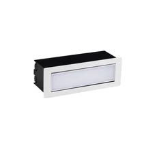 Lampa incastrabila de exterior NovaLuce ECHO metal, plastic, alb, LED, 6W, 3000K, 370Lm, IP54 - NL-9030810