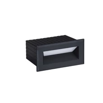 Lampa incastrabila de exterior NovaLuce VIVION metal, plastic, negru, LED, 1W, 3000K, 29Lm, IP54 - NL-9030819