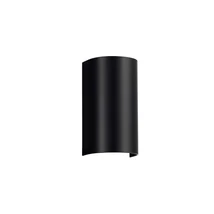 Aplica de perete de exterior NovaLuce YORK  plastic, negru, transparent, GU10, IP65 - NL-9030830