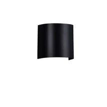 Aplica de perete de exterior NovaLuce YORK  plastic, negru, transparent, GU10, IP65 - NL-9030832