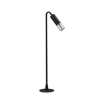 Lampadar exterior NovaLuce AETHER metal, sticla, negru, fumuriu, LED, 3000K, 5W, 71lm, IP65 - 9030848