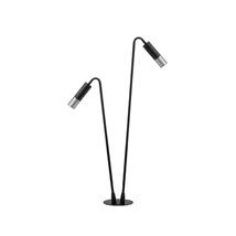 Lampadar exterior NovaLuce AETHER metal, sticla, negru, fumuriu, LED, 3000K, 10W, 141lm, IP65 - 9030849