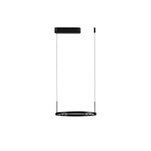 Pendul NovaLuce LUNETTE metal, negru, LED, 28W, 1194lm, 3000K - NL-9030924