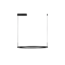 Pendul NovaLuce LUNETTE metal, negru, LED, 46W, 1879lm, 3000K - NL-9030926