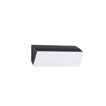 Aplica de perete de exterior NovaLuce STYLE metal, plastic, antracit, alb, LED, 20W, 3000K, 1585 Lm, IP65 - NL-9030945