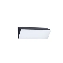 Aplica de perete de exterior NovaLuce STYLE metal, plastic, negru, alb, LED, 41W, 3000K, 2768 Lm, IP65 - NL-9030946