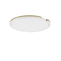 Plafoniera NovaLuce GREAMY metal, acril, auriu, alb, LED, 30W, 3000K, 1950 Lm - NL-9030967