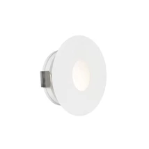 Lampa exterioara incastrabila NovaLuce Passaggio metal, alb, LED, 3000K, 1W, 60lm, IP54 - NL-9031616