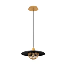 Pendul NovaLuce FOX metal, negru, auriu, E27 - NL-9035952