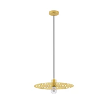 Pendul NovaLuce ERES metal, auriu, E27 - 9035970