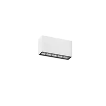 Plafoniera exterioara NovaLuce JAX metal, sticla, alb, LED, 7W, 560lm, 3000K, IP65 - NL-9050704