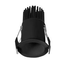 Spot incastrabil NovaLuce SELENE metal, negru, LED, 3000K, 5W, 350lm - 9052013