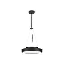 Pendul NovaLuce PERFECT metal, plastic, negru, alb, LED, 2700K-6000K, 24W, 2340lm - 9058120