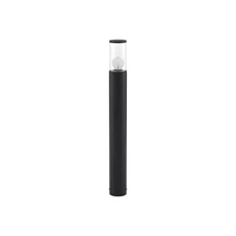 Lampadar exterior NovaLuce Zosia metal, plastic, gri, transparent, E27, IP65 - NL-9060183