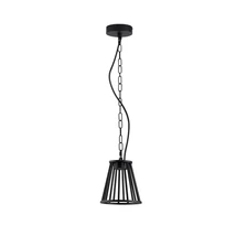 Pendul exterior NovaLuce Carina metal, negru, LED, 3000K, 6W, 279.09lm, IP65 - NL-9060207