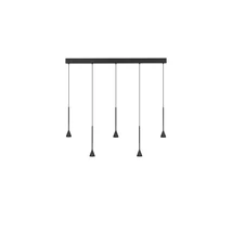 Pendul NovaLuce NET metal, negru, LED, 3000K, 27W, 1301lm - NL-9060218
