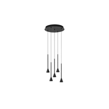 Pendul NovaLuce NET metal, negru, LED, 3000K, 27W, 1312lm - NL-9060219