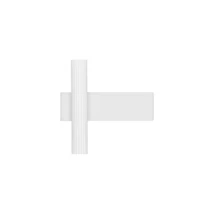 Aplica de perete NovaLuce PARON metal, alb, LED, 6W, 326lm, 3000K - NL-9060241
