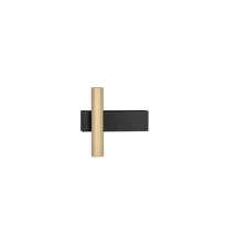 Aplica de perete NovaLuce PARON metal, negru, auriu, LED, 6W, 326lm, 3000K - NL-9060242