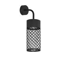 Aplica de perete exterioara NovaLuce MOTLEY metal, negru, LED, 9W, 395lm, 3000K, IP65 - NL-9060320