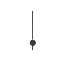 Aplica de perete NovaLuce CLOCK metal, negru, LED, 3000K, 22W, 1560lm - NL-9061428