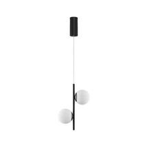 Pendul NovaLuce NUVOLE metal, sticla, negru, alb, LED, 3000K, 16W, 800lm - NL-9061436