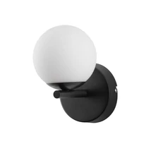 Aplica de perete NovaLuce NUVOLE metal, sticla, negru, alb, LED, 3000K, 8W, 400lm - NL-9061439