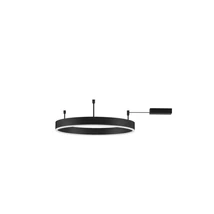 Plafoniera NovaLuce MOTIF metal, negru, LED, 3000K, 45W, 3350lm - NL-9063601
