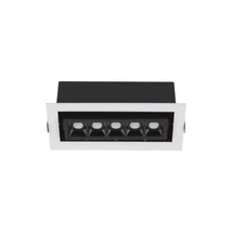 Spot incastrabil NovaLuce CANTIA metal, negru, alb, LED, 3000K, 8W, 710lm - 9070131