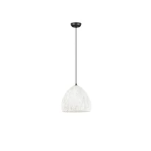 Pendul NovaLuce WABI metal, hartie, negru, alb, E27 - NL-9070623