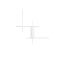 Aplica de perete NovaLuce APECHO metal, alb, LED, 34W, 1360lm, 3200K - NL-9081812