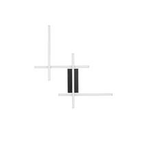 Aplica de perete NovaLuce APECHO metal, negru, auriu, LED, 34W, 1215lm, 3200K - NL-9081813
